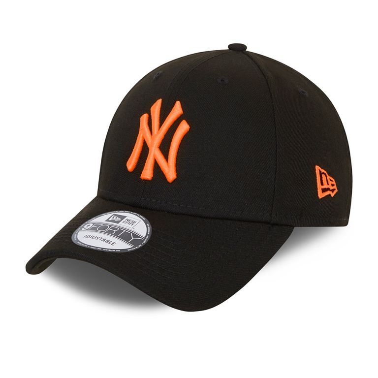 Gorras New Era 9forty Negros - New York Yankees Neon Logo 37592EDCW